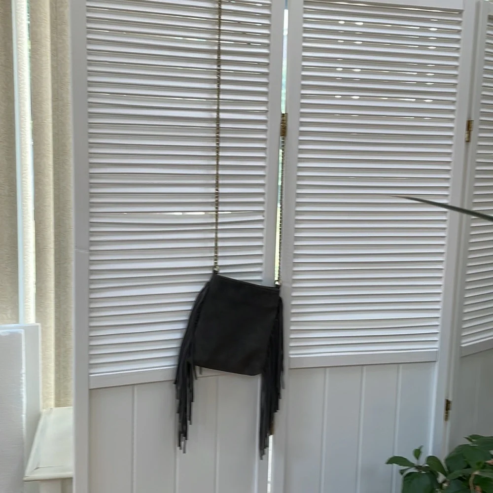 Odote Suede Fringe Crossbody - Picture 3 of 8